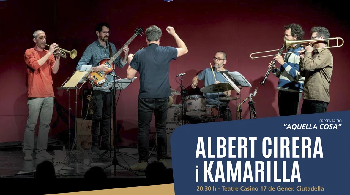 Image de l'événement Albert Cirera i Kamarilla (Menorca Jazz Festival)